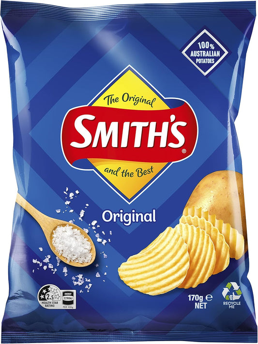 Smith’s Original Crinkle Cut Potato Chips Share Pack 170g