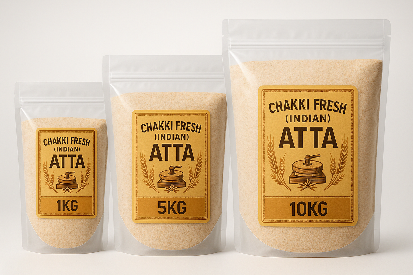 Chakki Fresh (Indian) Atta in 1kg, 5kg & 10kg sizes