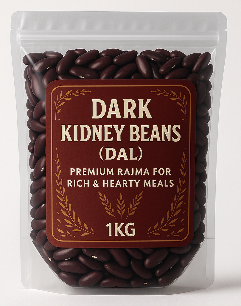 Dark Kidney Beans (Dal) 1kg - Premium Rajma for Rich & Hearty Meals