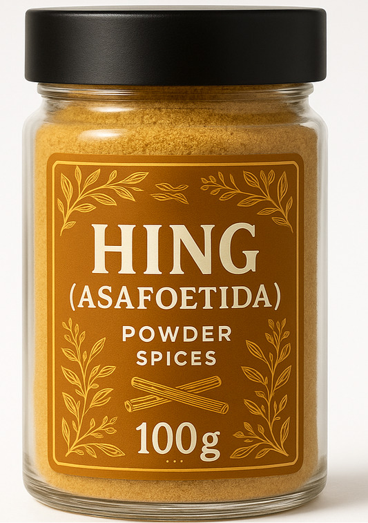 Hing (Asafoetida) Powder Spices 100g bottle