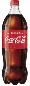 Coca-Cola Classic Soft Drink Bottle 1.25L (Pack of 3)