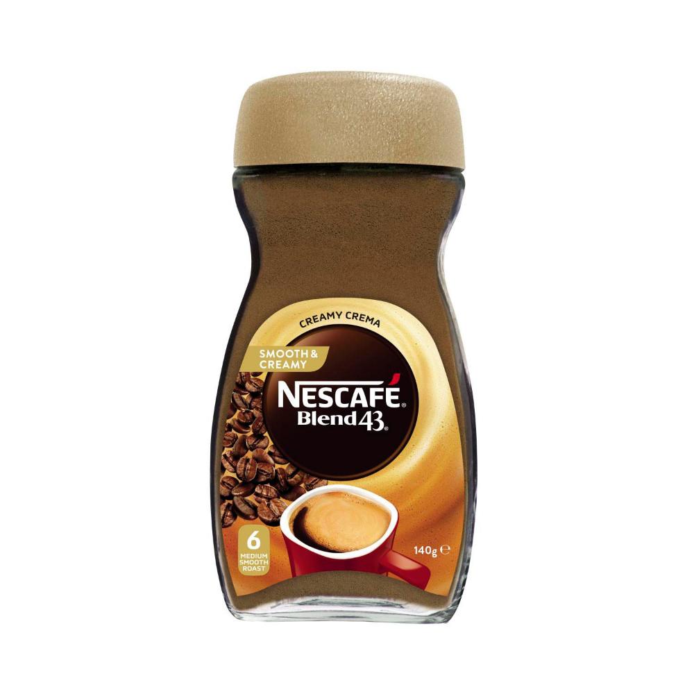 Nescafe Blend 43 Smooth & Creamy Instant Coffee | 140g (Pack of 2)