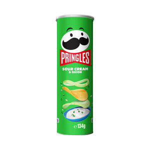 Pringles Sour Cream & Onion Potato Chips | 134g (Pack of 3)