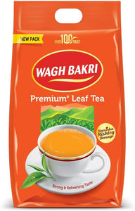 Wagh Bakri Premium Leaf Tea - Strong and Refreshing, 1 kg Pouch