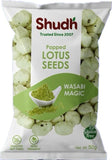 Shudh Makhana Popped Lotus Seeds Wasabi Magic Flavour (Pack of 12)