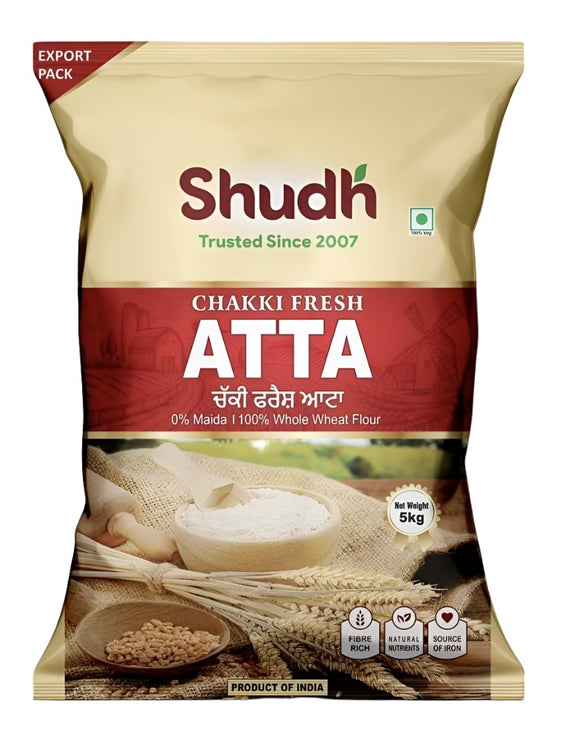 Shudh Chakki Fresh (Indian) Atta 5 kg