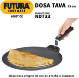 Hawkins Futura Non Stick Dosa Tava, 33 cm Diameter