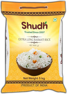 Shudh - Gold Extra Long Basmati Rice (XL) - 5 kg