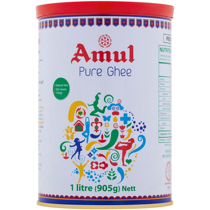 Amul Pure Ghee 1L TIN - Premium Quality