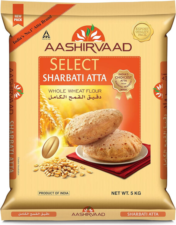 Aashirvaad Select Sharbati Atta Flour 5Kg