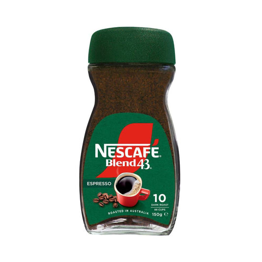 Nescafe Blend 43 Espresso Instant Coffee | 150g (Pack of 2)