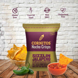 Cornitos nacho chips sizzlin jalapeno 150g x 2 pack comb