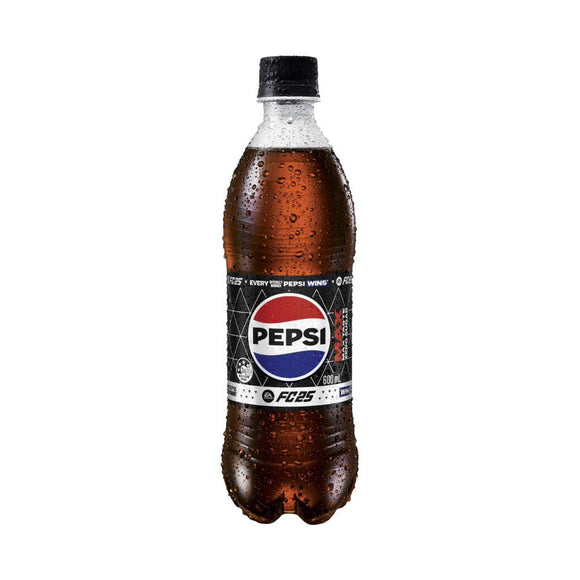 Pepsi Max No Sugar Cola Soft Drink Bottle | 600mL (Pack of 3)