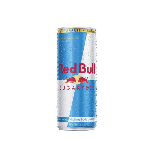 Red Bull Sugar Free Energy Drink Single Can | 250mL  (Pack of 3)