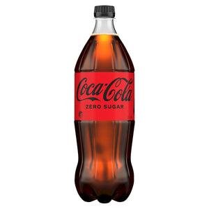 Coca-Cola Zero Sugar Soft Drink Bottle 1.25L (Pack of 3)