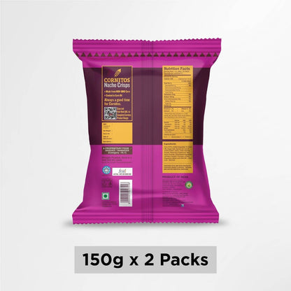 Cornitos nacho chips sweet chili 150g x 2 pack combo