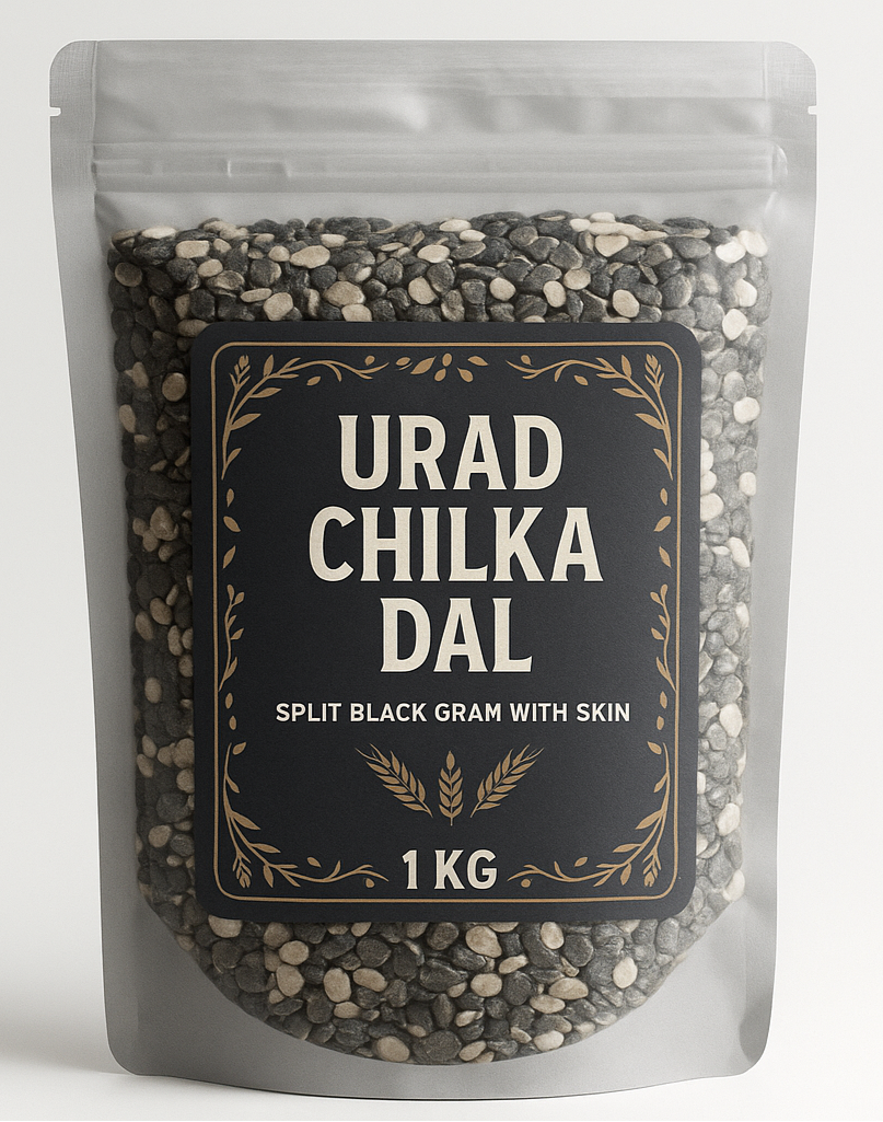 Urad Chilka Dal 1kg - Split Black Gram with Skin