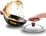 Hawkins Futura 3 L Non-Stick Induction Stir Fry Wok, Medium, Black