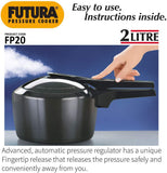 Hawkins Futura Pressure Cooker, 2 Litre Capacity