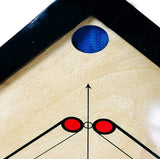 Full Glossy Finish Round Pocket Carrom Board game with Coins, Striker, Powder Multiple Sizes (Medium) 32 X 32 INCHES