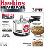 Hawkins Hevibase IH 30 IH30 3-Litre Induction Pressure Cooker, Small, Silver