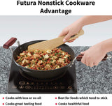 Hawkins Futura 3 L Non-Stick Induction Stir Fry Wok, Medium, Black