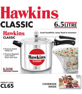 Hawkins Classic Pressure Cooker, Silver, HawCL65